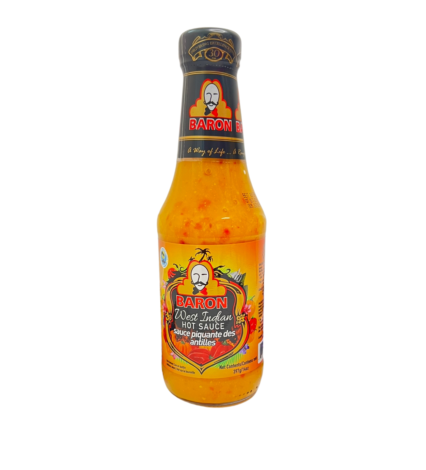 West Indian Hot Sauce 14oz