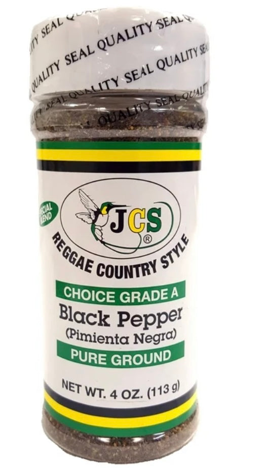 JCS Black Pepper pure ground 4 oz