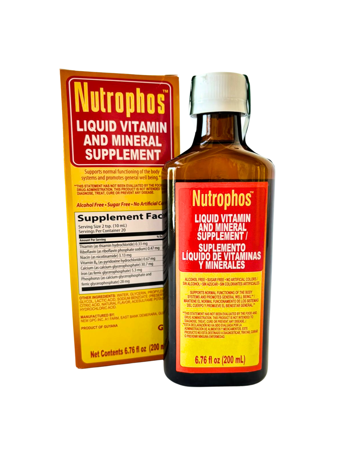 Nutrophos Liquid Vitamin & Mineral Supplement 200ml