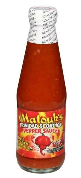 Matouk’s trinidad scorpion pepper sauce (300ml)